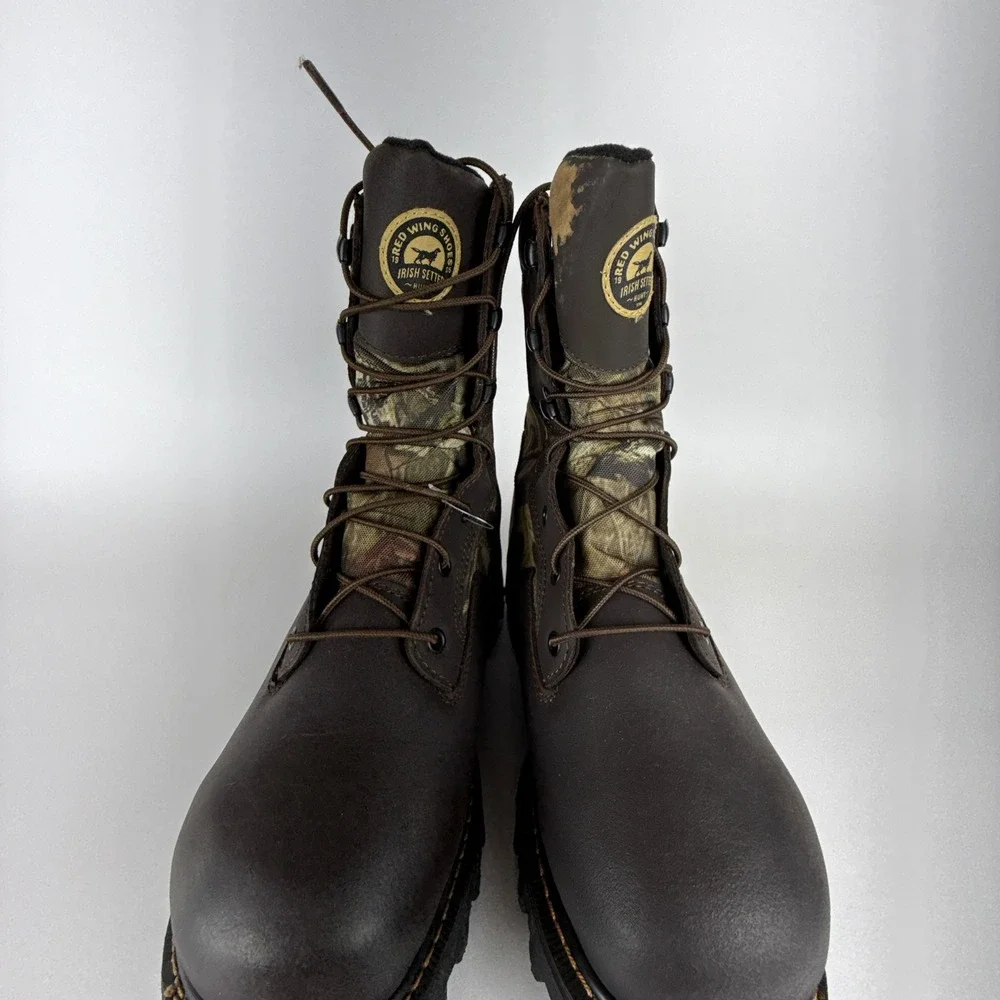 Irish Setter Gunflint II 2813 Mens Hunting Boots 1000g Insulated 10 EE Camo READ